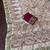 white-maroon siroski diamonds twins figure with rich pallu pasmina silk saree
