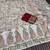 white-maroon siroski diamonds twins figure with rich pallu pasmina silk saree