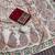 white-maroon siroski diamonds twins figure with rich pallu pasmina silk saree
