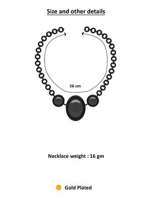 gold plated double strand pearl necklace 4