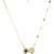 gold plated green stone kundan necklace