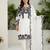 white georgette sequins embroidered suit