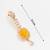 reception wear rose gold teal and yellow pendant necklace set with tassel drop and cushion stone earrings