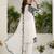 white georgette sequins embroidered suit