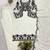 white georgette sequins embroidered suit