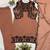 brown georgette sequins embroidered suit