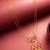 gold plated double layer kundan necklace
