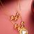 gold plated double layer kundan necklace