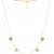 gold plated green enamel kundan necklace