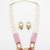 gold plated kundan hexagon necklace set