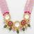 gold plated kundan hexagon necklace set