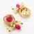 pink yellow kundan necklace set
