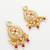 red white kundan choker set