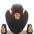 red white kundan choker set