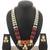pink red long necklace set