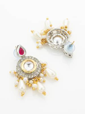 kundan long necklace set 3
