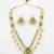 green meenakari kundan choker set