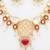 red kundan polki necklace set