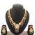 red kundan polki necklace set