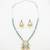 silver plated kundan necklace set