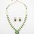 gold plated kundan pearl necklace set