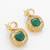 gold plated kundan pearl necklace set