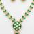 gold plated kundan pearl necklace set