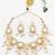 gold plated kundan choker set