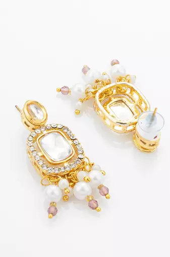 gold plated kundan choker set