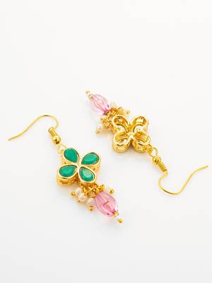 gold plated pearl layered necklace 4