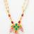 gold plated pearl layered necklace