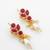 gold plated pearl necklace set