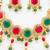 gold plated red green choker set