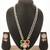 gold plated pearl string necklace set