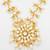 gold plated kundan long necklace set