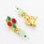gold plated kundan stone necklace set