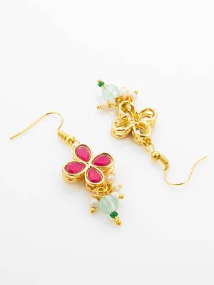 gold plated pearl chain necklace 4