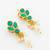 gold plated pearl bead choker