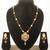 ruby pink kundan necklace set