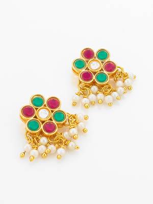 multicolor kundan choker necklace 3