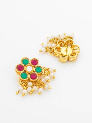 multicolor kundan choker necklace 4