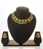 multicolor kundan choker necklace
