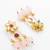 gold plated pearl pendant necklace