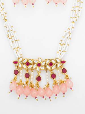gold plated pearl pendant necklace 4