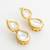 gold plated pearl kundan long set