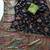 black jaqurad all over jaal border with dola pashmina silk saree