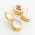 gold plated pearl kundan long set