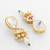 green enamel kundan necklace set