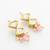 geometric stone necklace set