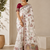 white jaqurad all over jaal border with dola pashmina silk saree